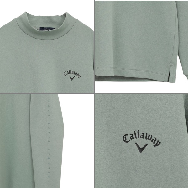 キャロウェイ ゴルフ メンズ ダブルニット長袖モックネックシャツ (MENS) Callaway Golf  C25233110 秋冬モデル お誕生日祝い お祝い 記念品 30代 40代 50代 60代 父の日 お父さん 還暦祝い 敬老の日 彼氏 人気プレゼント プレゼント