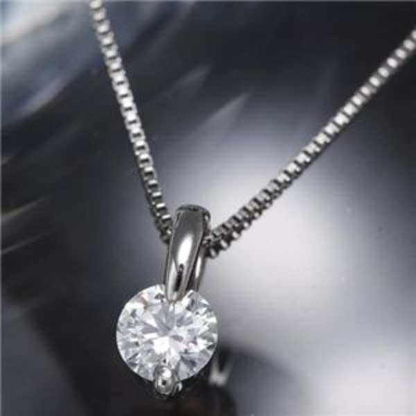 プラチナ Pt900 0.2ct 一粒 ダイヤモンド ネックレス ペンダント Dカラー VS2 Excellent H&C ハートアンドキューピッド 鑑定書付 中央宝石研究所 記念日 誕生日 プレゼント ジュエリー レディース