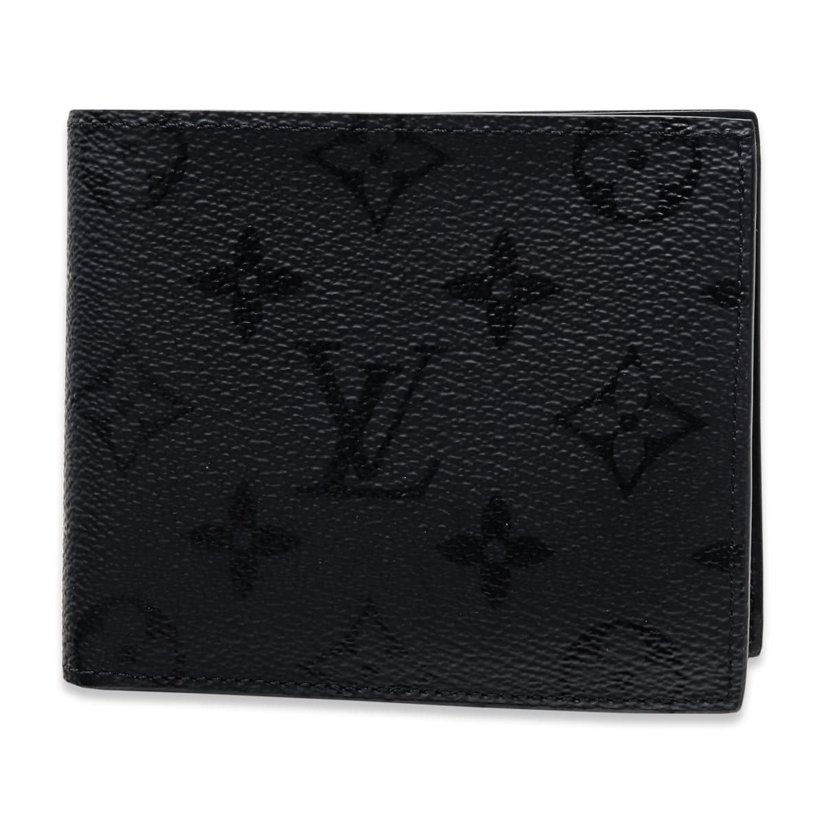 ルイヴィトン 財布 メンズ 二つ折り財布 LOUIS VUITTON ポルトフォイユ マルコ モノグラム ミッドナイト ブラック 黒 小銭入れ付き コンパクトウォレット M2A672 ブランド財布 ギフト プレゼント 新品