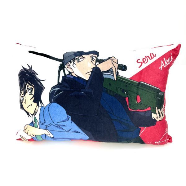 名探偵コナン 赤井秀一&世良真純 トスピロー クッション レッド 25×40(cm)