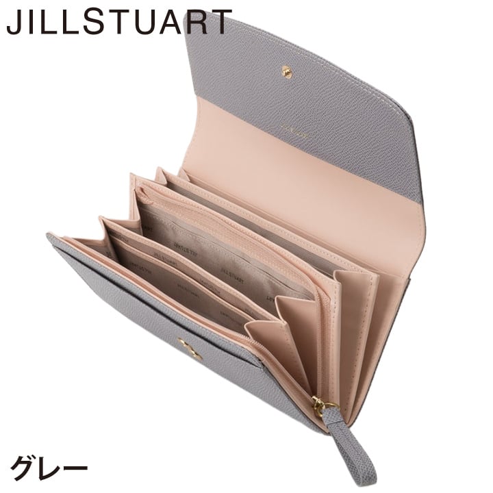 ジル スチュアート 財布 長財布 レディース 牛革 Honey かぶせ リボン 大容量 ギフト JILL STUART
