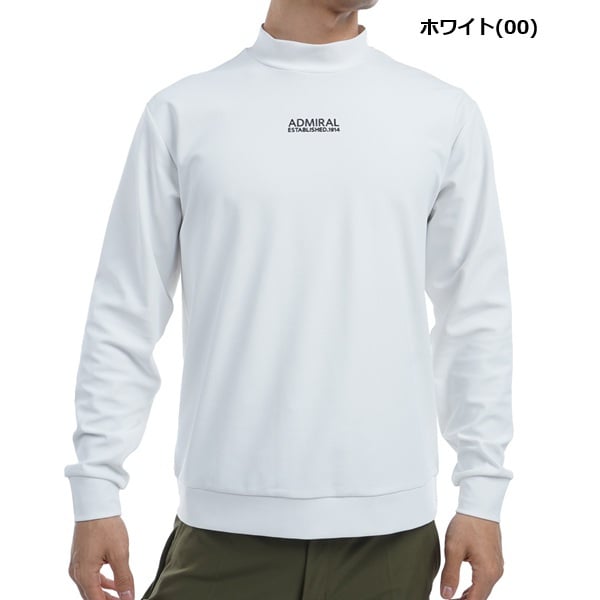 アドミラル ゴルフ メンズ ミニワッフル ロングスリーブ モックネックシャツ ADMA462 秋冬モデル お誕生日祝い お祝い 記念品 お父さん 父の日 彼氏 男性 30代 40代 50代 60代  還暦祝い 敬老の日 人気プレゼント プレゼント