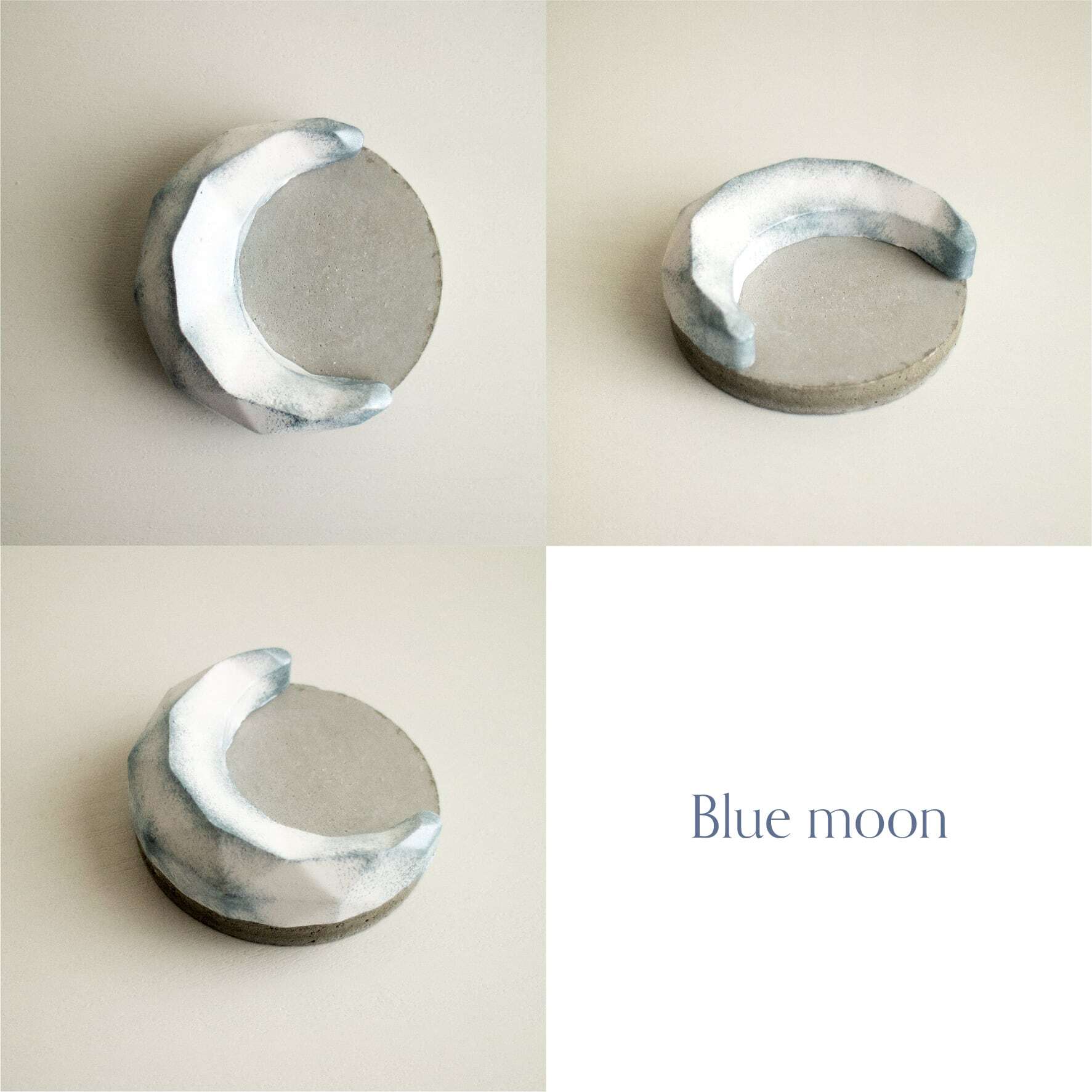 【カラーが選べる】michikake moon stone《月の満ち欠けを映す 三日月のアロマストーン》火を使わない香るインテリア