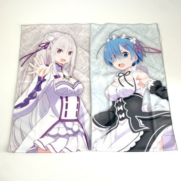 Re:ゼロ エミリア Re:ゼロから始める異世界生活　エミリア　クールタオル タオル ホワイト 　 日本製