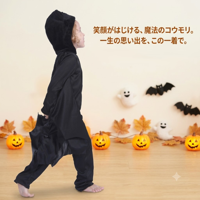 ハロウィン コウモリ 蝙蝠 ヴァンパイア 吸血鬼 子供 男の子 女の子 キッズ コスプレ コスチューム 仮装 衣装 セット パーティグッズ バットガール ヴァンパイア 吸血鬼 こうもり 衣装 ハロウィーン コスプレ 子供