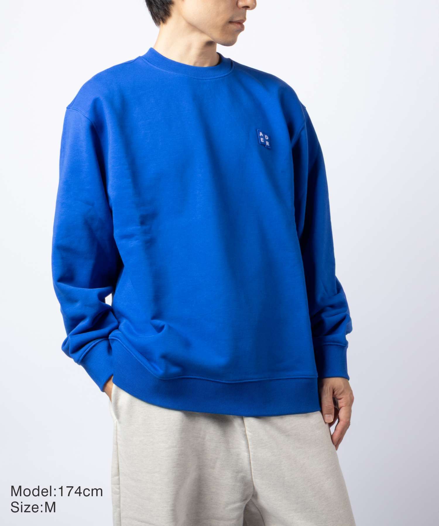 アーダーエラー ADERERROR SIG BL TAG SWEATSHIRT 01 シグ ブルー タグ スウェットシャツ BO42FYSW0101 トレーナー ユニセックス トップス