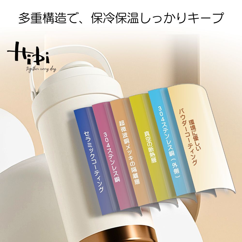 名入れ プレゼント ギフト セラミック タンブラー Hibi 真空断熱 ステンレス 500ml | 保冷 保温 名前入り ステンレスタンブラー セラミックタンブラー セラミックコーティング 水筒 マグ 3WAY ストロー付き 蓋付き おしゃれ  会社 持ち運び コーヒー こぼれない 母の日 父の日