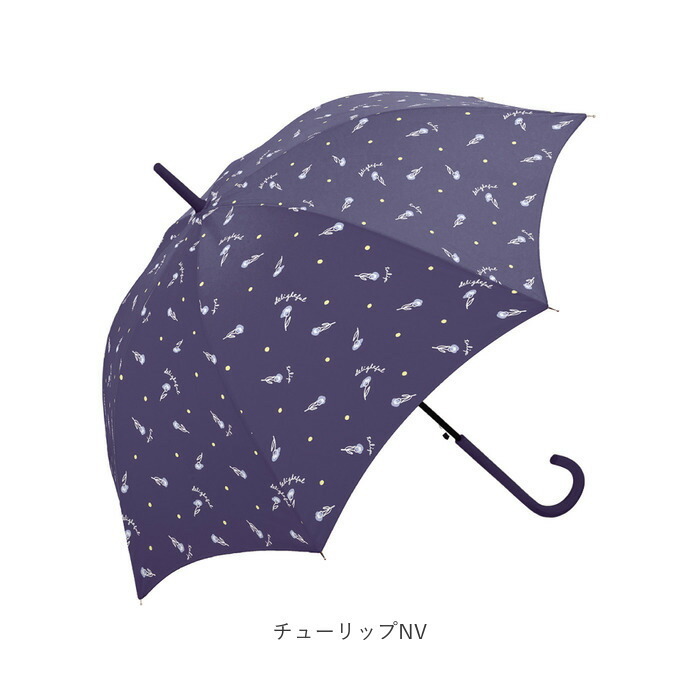傘 レディース 長傘 ワンタッチ 通販 おしゃれ 雨傘 グラスファイバー骨 軽い 軽量 ジャンプ傘 58cm かわいい 丈夫 耐風 ドット 水玉 キャット 猫 かさ アンブレラ 長かさ 婦人傘 折れにくい