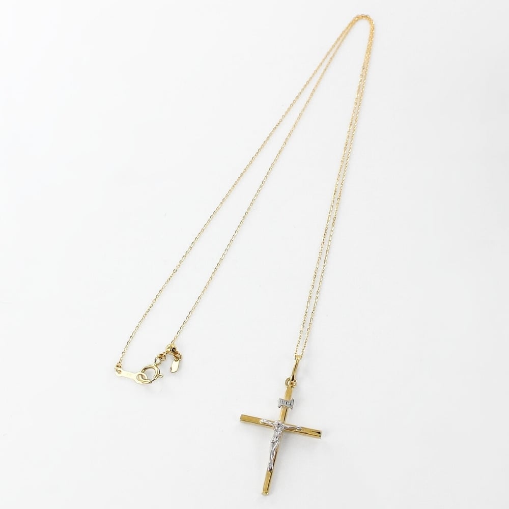 18金 ペアネックレス カップル 親子 姉妹 女友達 お揃い ペア 十字架 キリスト クロス ネックレス K18 18K 45cm ゴールド お守りジュエリー 金 誕生日 結婚記念日 プレゼント 夫婦 両親 ペアギフト ペアルック ペンダント ペアアクセサリー ランキング お祝い クリスマスプレゼント
