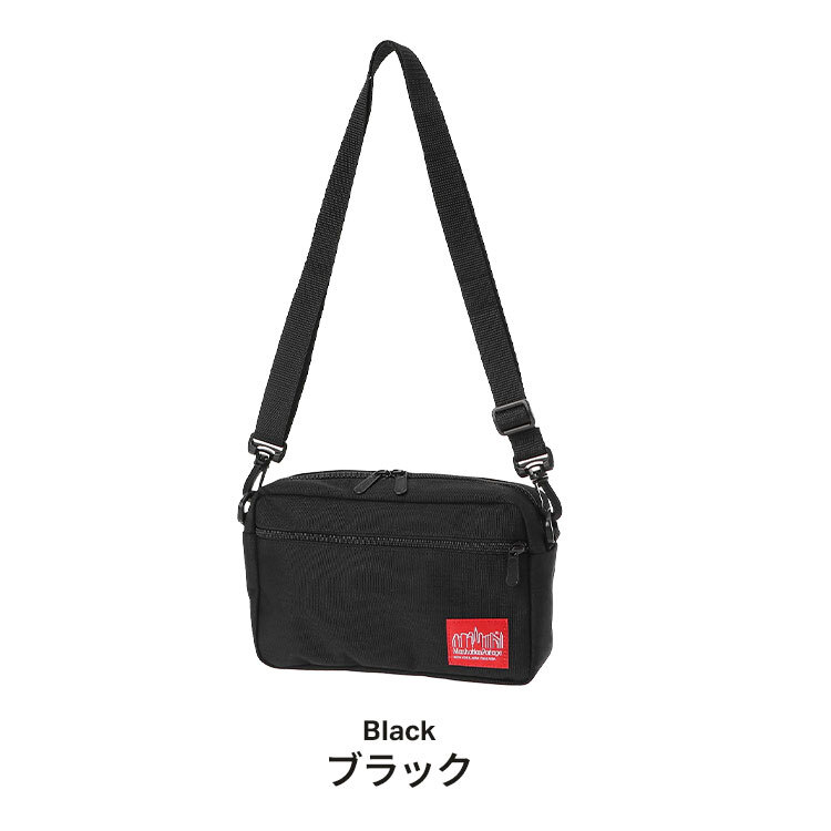 マンハッタンポーテージ ショルダーバッグ Manhattan Portage ジョガーバッグ メンズ レディース 斜め掛け 撥水 コーデュラ A5 軽量 横型 おしゃれ シンプル 黒 ブラック ショルダーバック ミニショルダー 斜めがけ バッグインバッグ カジュアル 大人 ブランド MP1404L