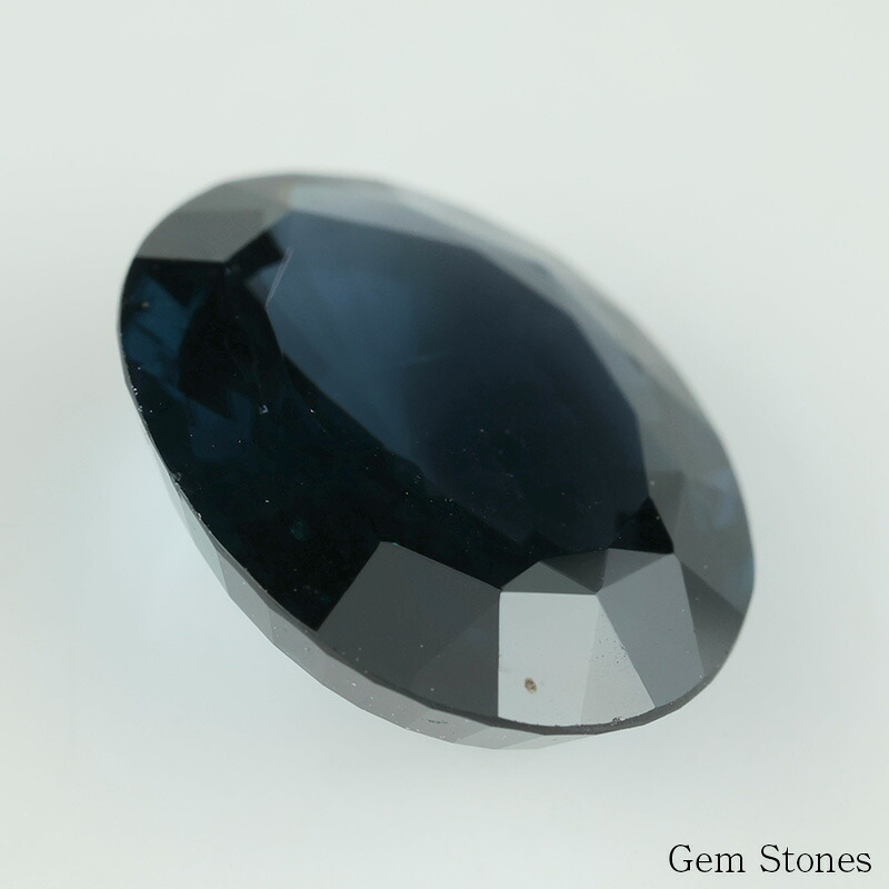 大粒 スピネル 10.919ct ルース 宝石 裸石 ブラック ブルー ネイビー ジュエリー オリジナル 制作 コレクション 記念 お守り 誕生日