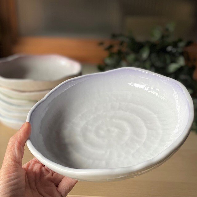 虹色のお皿　おしゃれ　和モダン（03069）