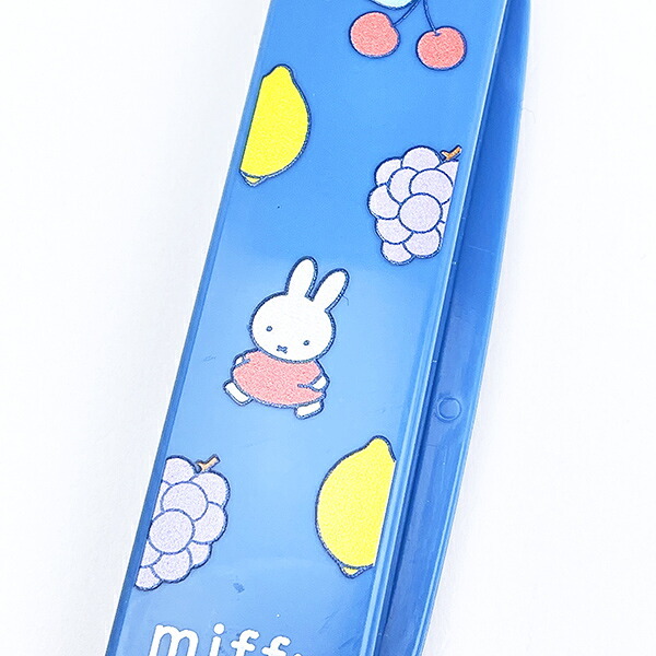 ミッフィー miffy コーム＆ミラー ブルー カラフルサガラ 日本製