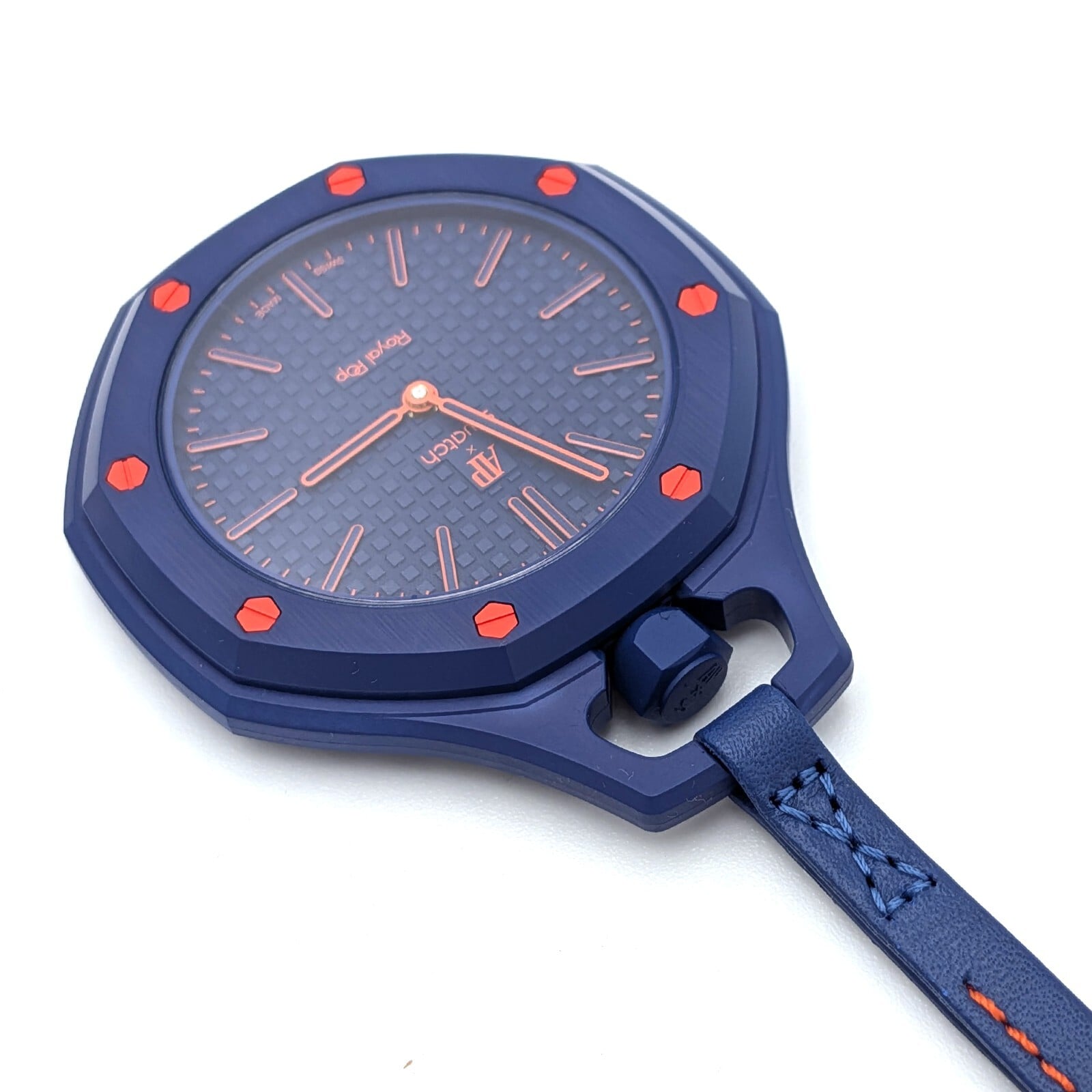SWATCH × AUDEMARS PIGUET Royal Pop ORENJI HACHI SSX03L103N ポケットウォッチ 手巻き 機械式 BIOCERAMIC 時計 ギフト オーデマピゲ スウォッチ 腕時計