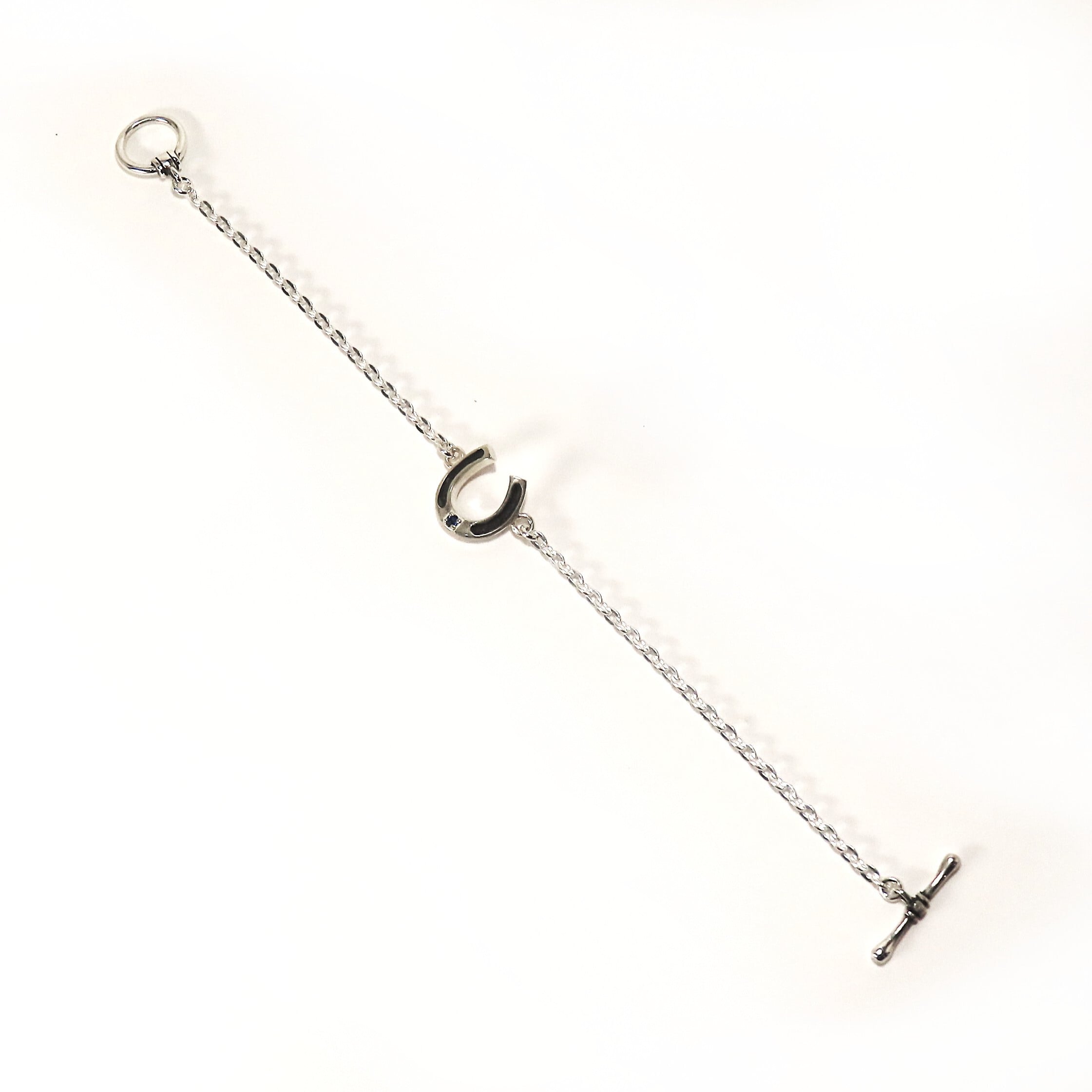 ホースシューブレスレット シルバー925 【刻印無料】 馬蹄 馬蹄型 ホースシュー ブレスレット シルバーアクセサリー メンズ ユニセックス 選べる 天然石 誕生石 ハンドメイド 彫金 ジュエリーボックス 箱入り クリスマス 誕生日 プレゼント Grand Galleria グランドガレリア
