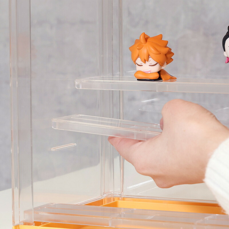 コレクションケース hina White Lily ホワイト・ピンク・イエロー・グリーン 4色展開 収納ラック オープンラック シェルフ 整理棚 収納家具 おしゃれ シンプル 新生活 インテリア 不二貿易