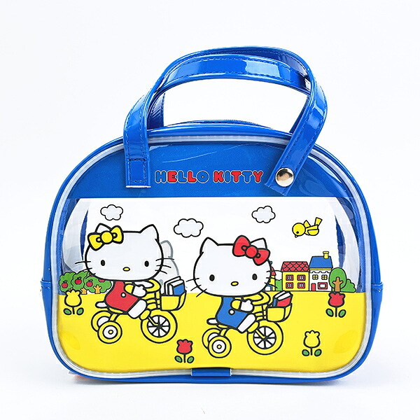 サンリオ ハローキティ ボストンバッグ風ポーチ 自転車 Sanrio