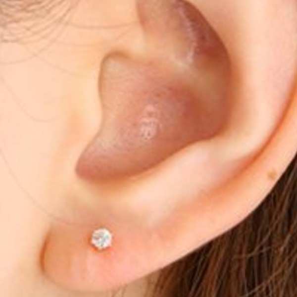 ピアス レディース 18金 K18PG ピンクダイヤモンド 0.1ct ピンクゴールド 両耳用 ダイヤピアス 天然石 希少石 華奢 シンプル アクセサリー ジュエリー 上品 贈り物 プレゼント ギフト