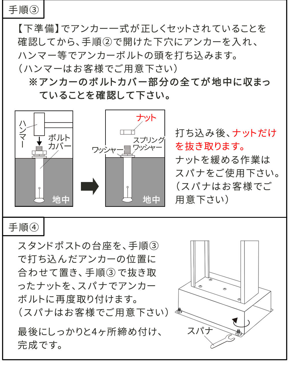ガーデン エクステリア スタンドポスト Fio フィオ PST-008