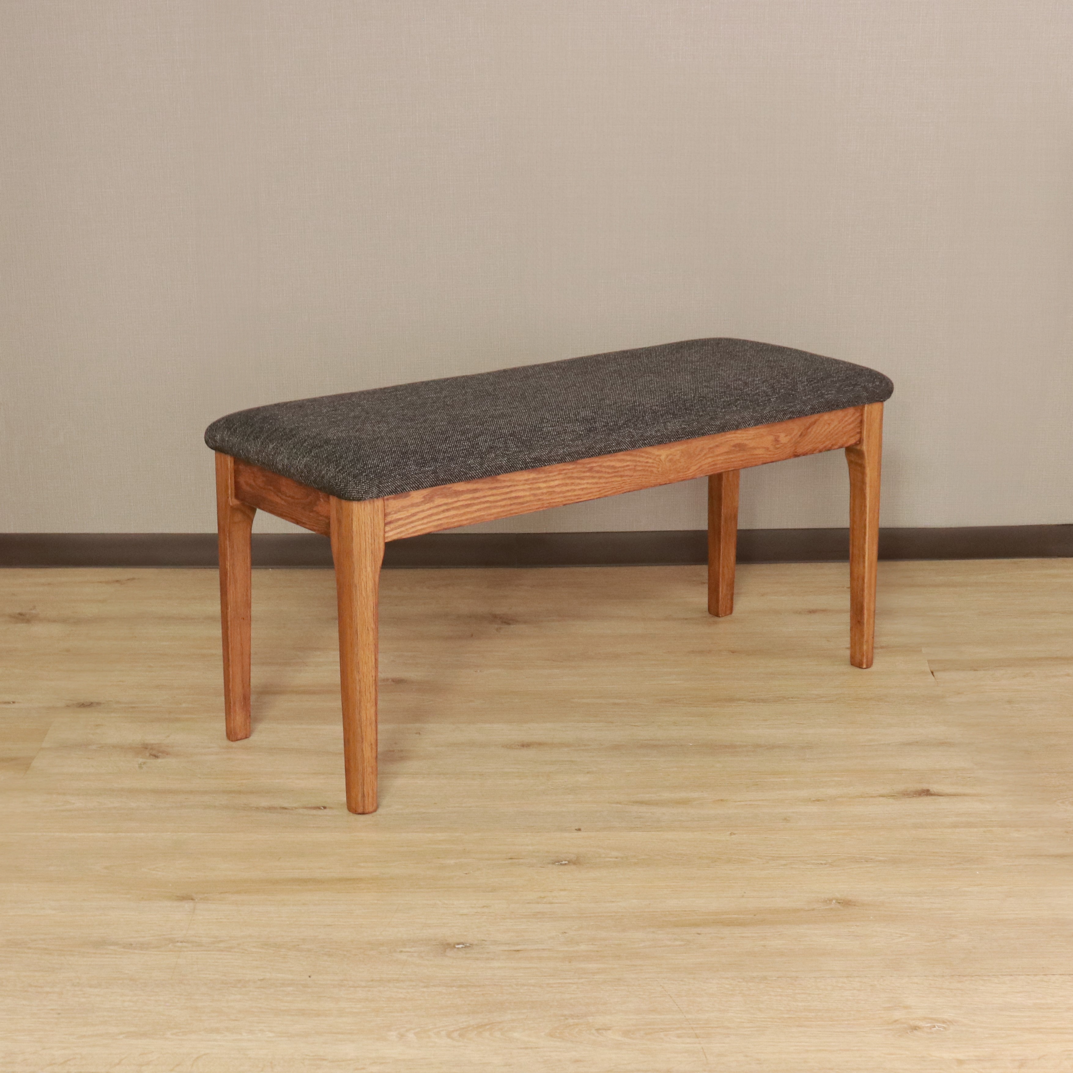 ダイニングベンチ メーベル レッドオーク 天然木 92cm・120cm ナチュラル・ブラウン W92xD35xH44cm / W120xD35xH44cm ベンチ 長椅子 食卓椅子 ダイニング 木製 ナチュラル ブラウン おしゃれ