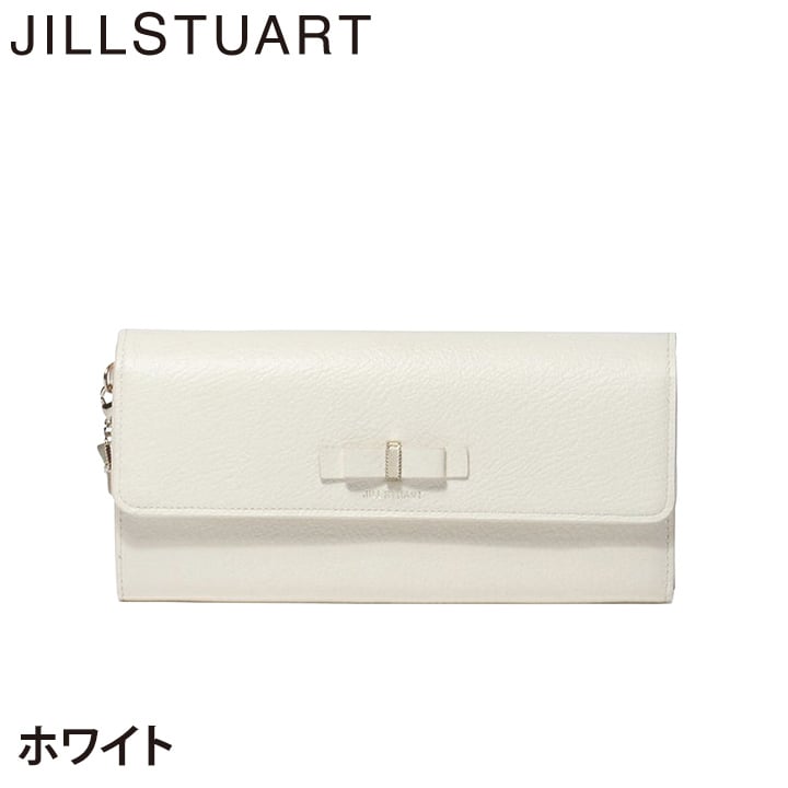 ジル スチュアート 財布 長財布 レディース 牛革 ミスティ かぶせ リボン 薄型 ギフト JILL STUART