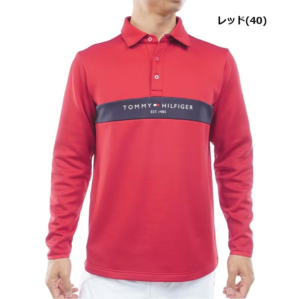 トミーヒルフィガー ゴルフ メンズ スムース裏起毛 長袖台衿付きシャツ TOMMY HILFIGER THMA683 2026年秋冬モデル お誕生日祝い お祝い 記念品 お父さん 父の日 彼氏 男性 30代 40代 50代 60代  還暦祝い 敬老の日 人気プレゼント プレゼント