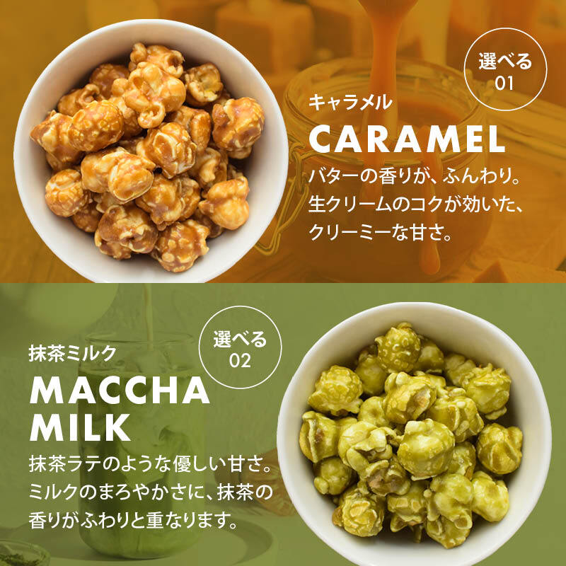 前田家 選べる 4種 フレーバーポップコーン キャラメル / 抹茶ミルク / ラズベリー / 3種ミックス 120g/280g/400g マッシュルーム型 お菓子 スイーツ おやつ 映画 送料無料 MAEDAYA