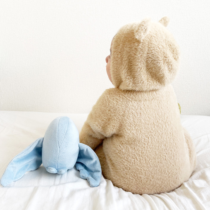 amanoppo あまのっぽ ぬいけっと ～ちいさな幸せ～ | ブランケット タオルケット 毛布 ミニ ぬいぐるみ 人形 動物 アニマル 鳥 布製 ガーゼ コットン