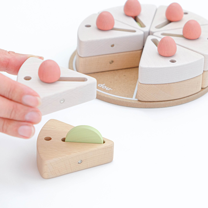 dou? Make a wish | ケーキ ろうそく おもちゃ 玩具 知育 木製 木のおもちゃ おままごと ごっこ遊び お店屋さん ケーキ屋さん パズル ナンバーピック
