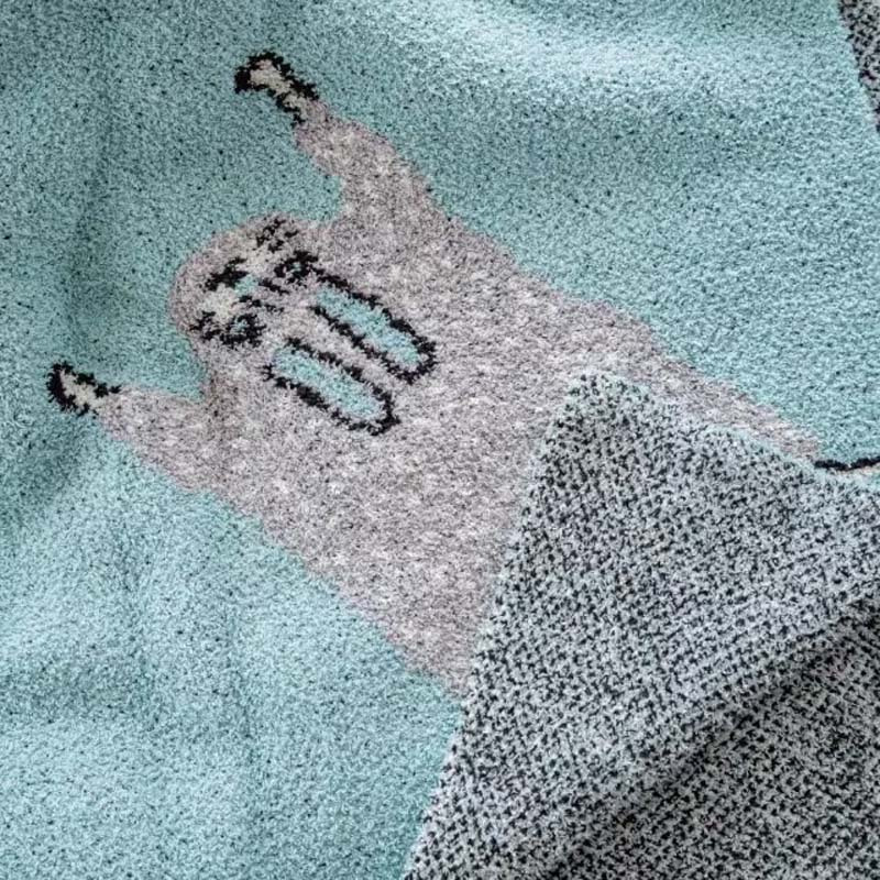 毛布 モモンガ ブランケット 二ットブランケット ひざ掛け アニマル ねこ 猫 大判 虎 膝掛け ハーフケット 寝具 洗える 秋 冬 オフィス あったか ふわふわ おしゃれ おもしろ かわいい インパクト トラ ウサギ ゴリラ 冷房対策  ベッドルーム