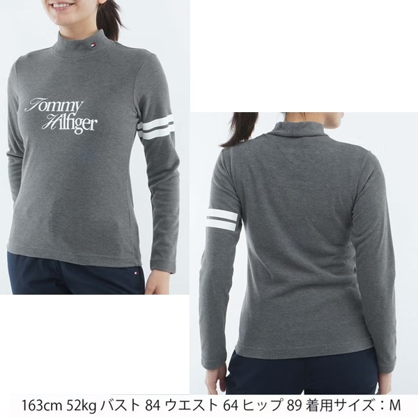 トミーヒルフィガー ゴルフ レディース 長袖 ニーラインモックシャツ TOMMY HILFIGER GOLF THLA670 2026年秋冬モデル お誕生日祝い お祝い 記念品 30代 40代 50代 60代 母の日 お母さん 還暦祝い 敬老の日 彼女 人気プレゼント プレゼント