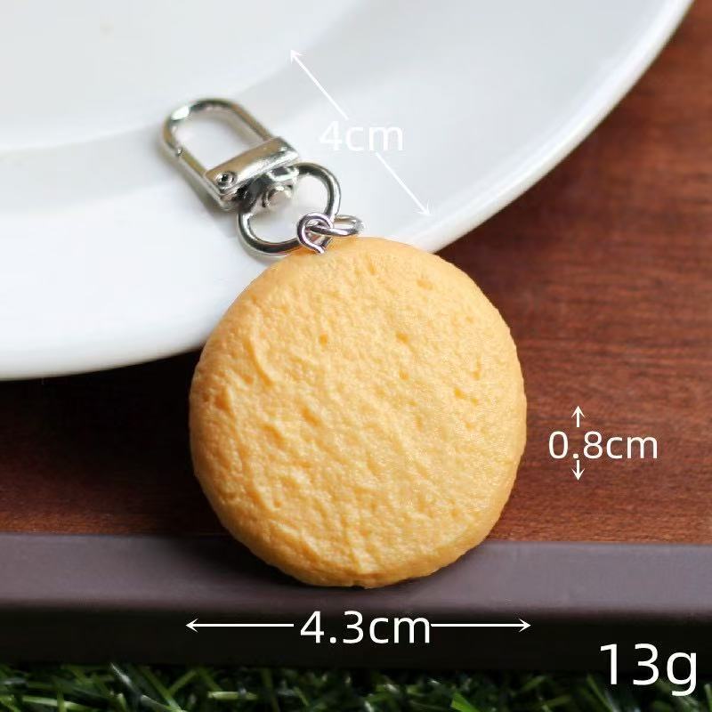 選べる2点セット クッキー キーホルダー 食品サンプル風 焼き菓子 モチーフ バッグチャーム キーチャーム かわいい おしゃれ ミニチュア プレゼント