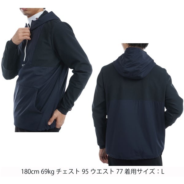 トミーヒルフィガー ゴルフ メンズ ハイブリッド スウェットフーディー TOMMY HILFIGER GOLF THMA489 秋冬モデル お誕生日祝い お祝い 記念品 お父さん 父の日 彼氏 男性 30代 40代 50代 60代  還暦祝い 敬老の日 人気プレゼント プレゼント