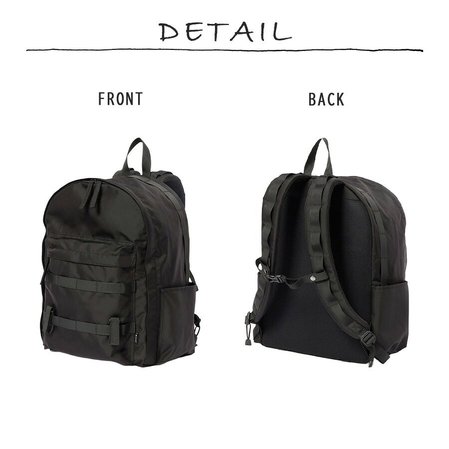 snowpeak Recycled Cordura Backpack リュック 大容量 リュックサック 通勤 通学 普段使い シンプル レディース メンズ ギフト プレゼント ブラック bb26su001