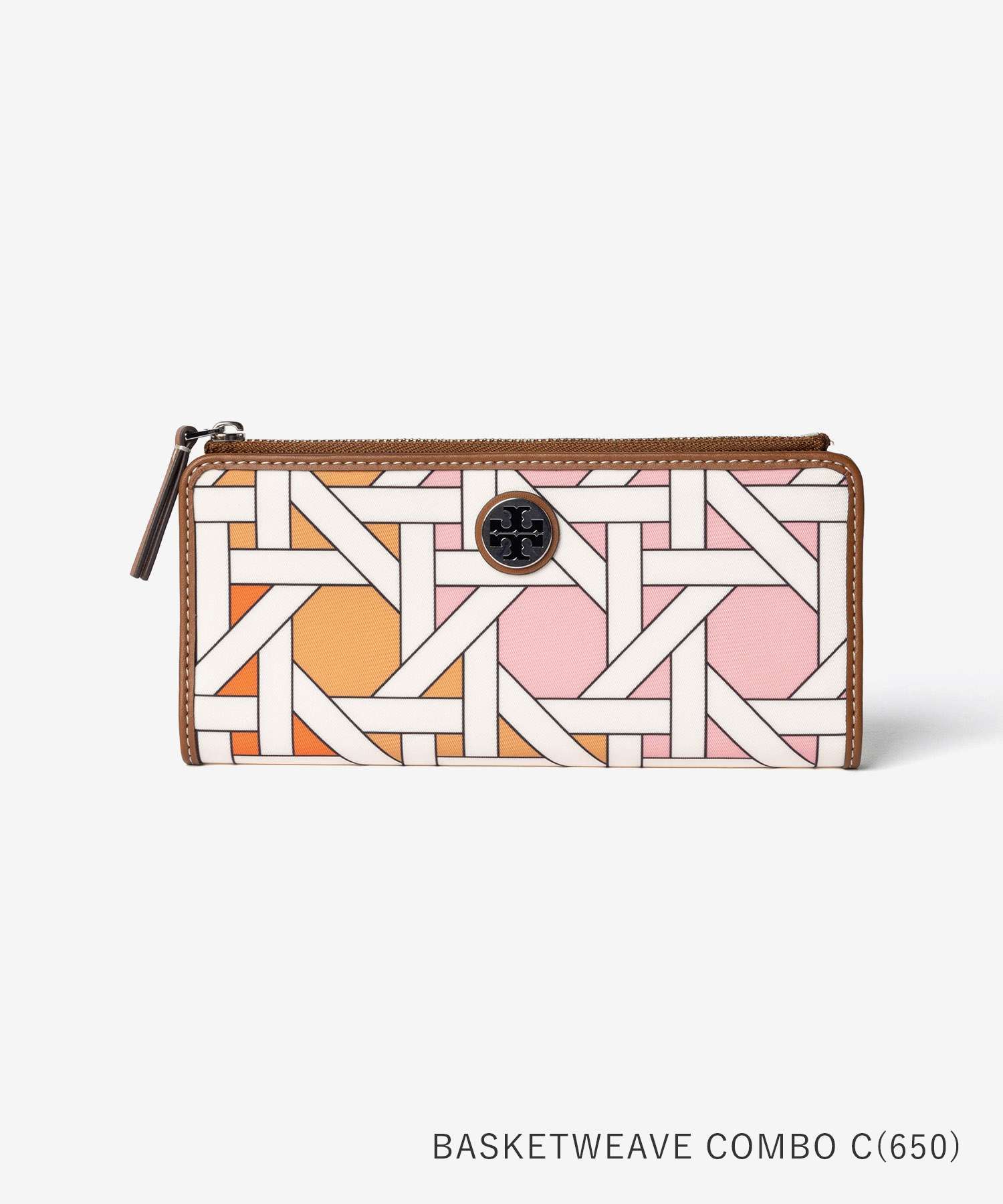 トリーバーチ TORY BURCH Basketweave Small Slim Envelope Wallet バスケットウィーブ スモール スリム エンベロープ ウォレット 175894 長財布 レディース 財布 小物