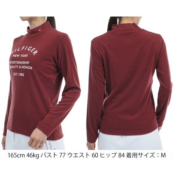 トミーヒルフィガー ゴルフ レディース ア−チロゴ LSモックシャツ TOMMY HILFIGER GOLF THLA486 秋冬モデル お誕生日祝い お祝い 記念品 30代 40代 50代 60代 母の日 お母さん 還暦祝い 敬老の日 彼女 人気プレゼント プレゼント
