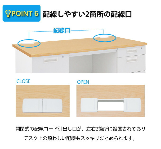 デスク チェア 法人宛限定 事務用両袖机 W1400 オフィス 事務机 両袖机 D700 H700 両袖 スチール 事務 オフィス机 OA 事務用 オフィス用 事務所用 机 ニューグレー 横幅140cm 奥行70cm 高さ70cm KD-147W