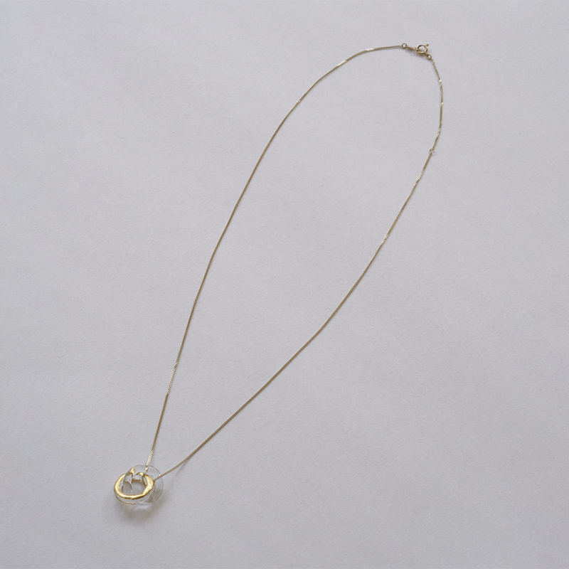 正規販売【HARIO】ハリオ ネックレス エターナル 10K HAA-ETH-001N-K10 ガラス ゴールド ロングネックレス 女性 レディース アクセサリー おしゃれ 上品 母の日 カジュアル フォーマル 誕生日 ジュエリー