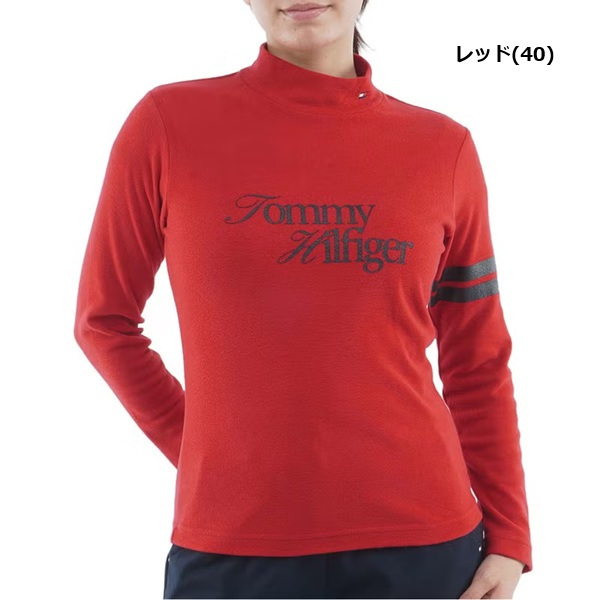 トミーヒルフィガー ゴルフ レディース 長袖 ニーラインモックシャツ TOMMY HILFIGER GOLF THLA670 2026年秋冬モデル お誕生日祝い お祝い 記念品 30代 40代 50代 60代 母の日 お母さん 還暦祝い 敬老の日 彼女 人気プレゼント プレゼント