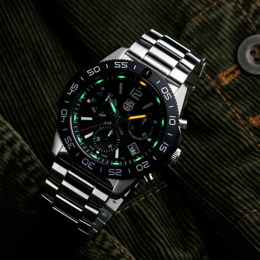 ルミノックス LUMINOX SEA SERIES PACIFIC DIVER CHRONOGRAPH 3140 SERIES 腕時計 メンズ クロノグラフ ダイビングウォッチ 3142