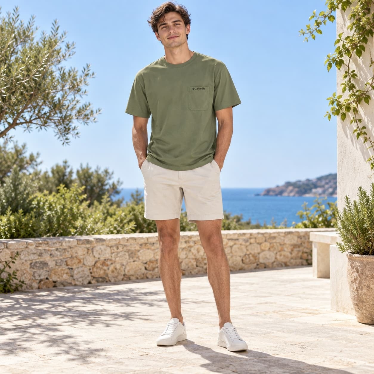 Columbia コロンビア Tシャツ 半袖 カットソー ヤングストリート アウトドア 普段使い 使いやすい メンズ レディース  ギフト プレゼント ブラック pm0642
