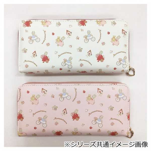 サンリオ マロンクリーム 財布 ラウンドファスナー 長財布 レディース キャラクター グッズ ピンク かわいい おしゃれ 大容量 カード収納 合皮 プレゼント ギフト サンリオ正規ライセンス品
