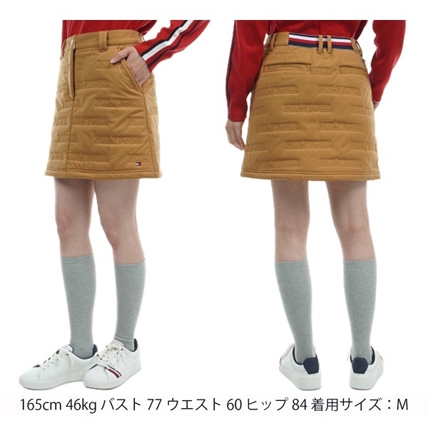 トミーヒルフィガー ゴルフ レディース ロゴ キルトパテッド スカート TOMMY HILFIGER THLA474 秋冬モデル お誕生日祝い お祝い 記念品 30代 40代 50代 60代 母の日 お母さん 還暦祝い 敬老の日 彼女 人気プレゼント プレゼント