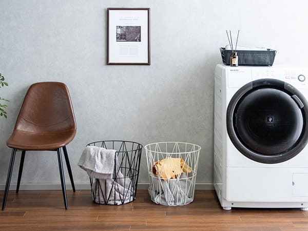 収納家具 ラック ランドリーボックス 収納 上下 2段 洗濯かご カゴ バスケット RB-500 スリム 縦型二段式 ラタン 軽量 キャスター付き フタ付 ふた付き 洗濯物入れ おしゃれ 分別 ランドリーバスケット 大容量 脱衣カゴ ランドリー収納