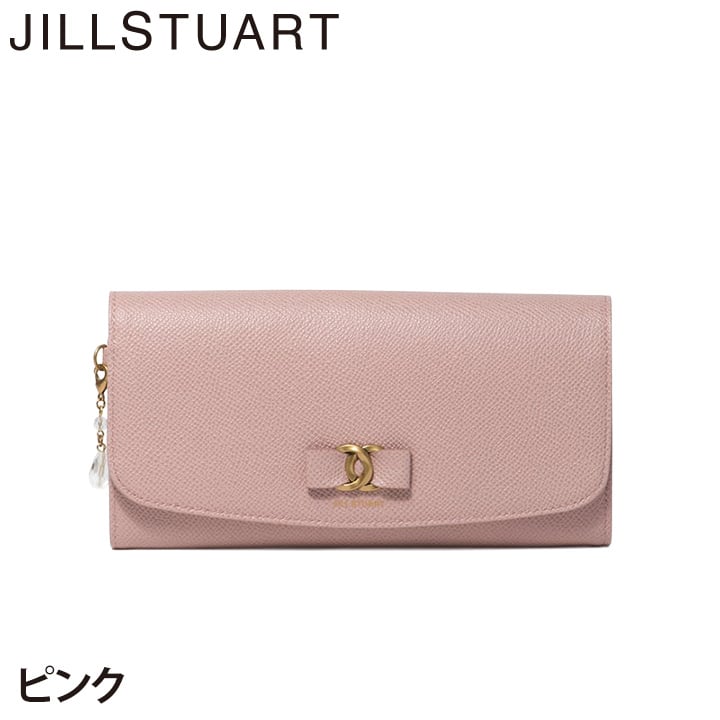 ジル スチュアート 財布 長財布 レディース 牛革 Honey かぶせ リボン 大容量 ギフト JILL STUART