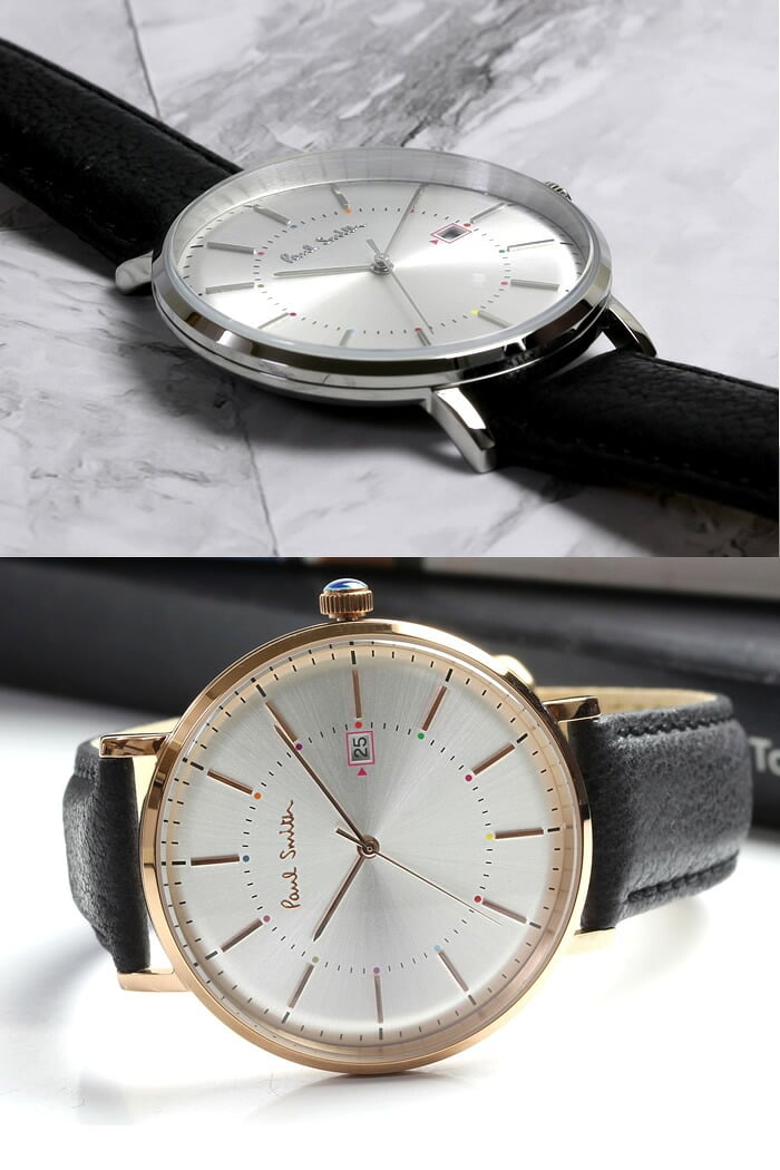 ポールスミス Paul Smith 腕時計 メンズ 革ベルト Track 42mm 本革レザーベルト クラシック ブランド 人気 ウォッチ ギフト プレゼント