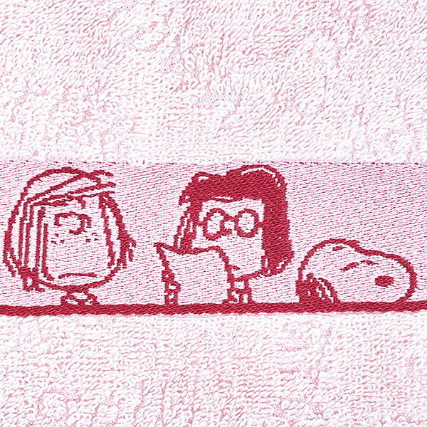スヌーピー ミニタオル ムービーシアター ピンク ハンカチ SNOOPY