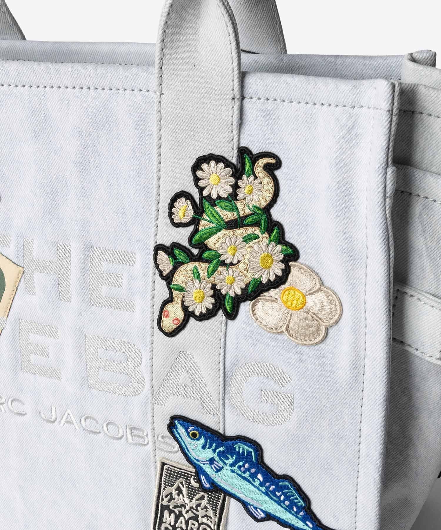 マークジェイコブス MARC JACOBS THE CAMP PATCHWORK DENIM LARGE TOTE BAG ザ キャンプ パッチワーク デニム ラージ トート バッグ 2P6HTT007H02 レディース バッグ