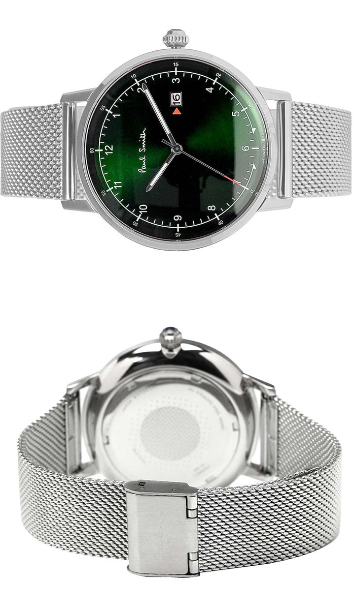 ポールスミス Paul Smith 腕時計 メンズ 41mm ステンレス クラシック ブランド 人気 ウォッチ プレゼント ゲージ GAUGE グリーン ブラック ネイビー シルバー