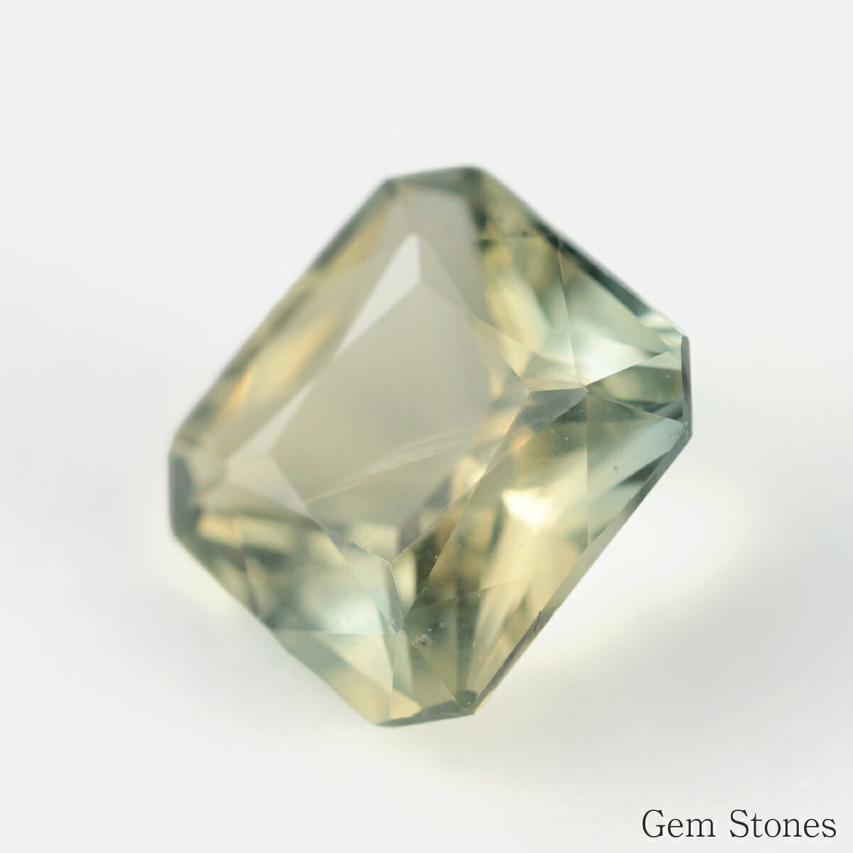 非加熱 バイカラーサファイア 1.69ct ルース 宝石 裸石 グリーン イエロー バイカラー サファイア ジュエリー オリジナル 制作 コレクション 誕生石 9月 記念 お守り 誕生日 プレゼント